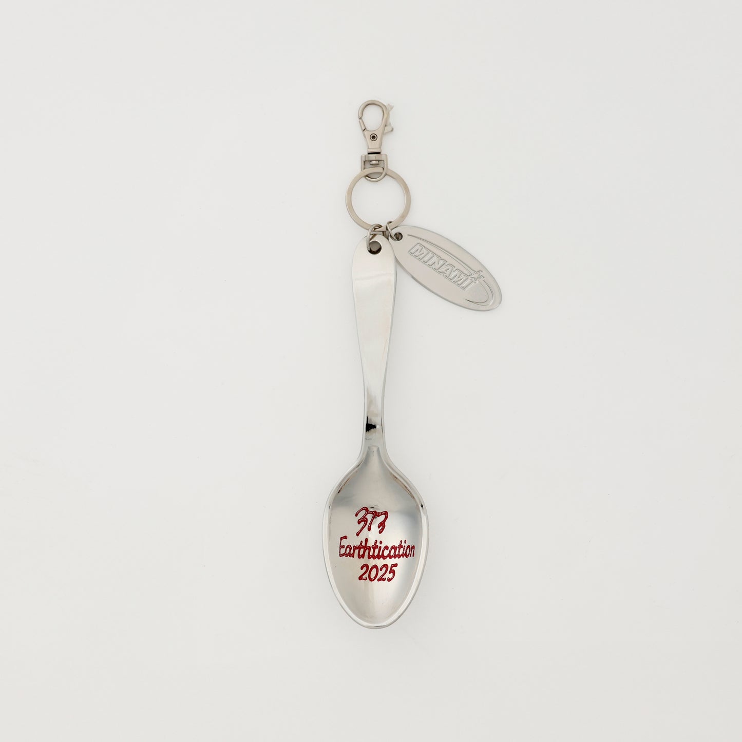 373 Ketchup Spoon Metal Keychain