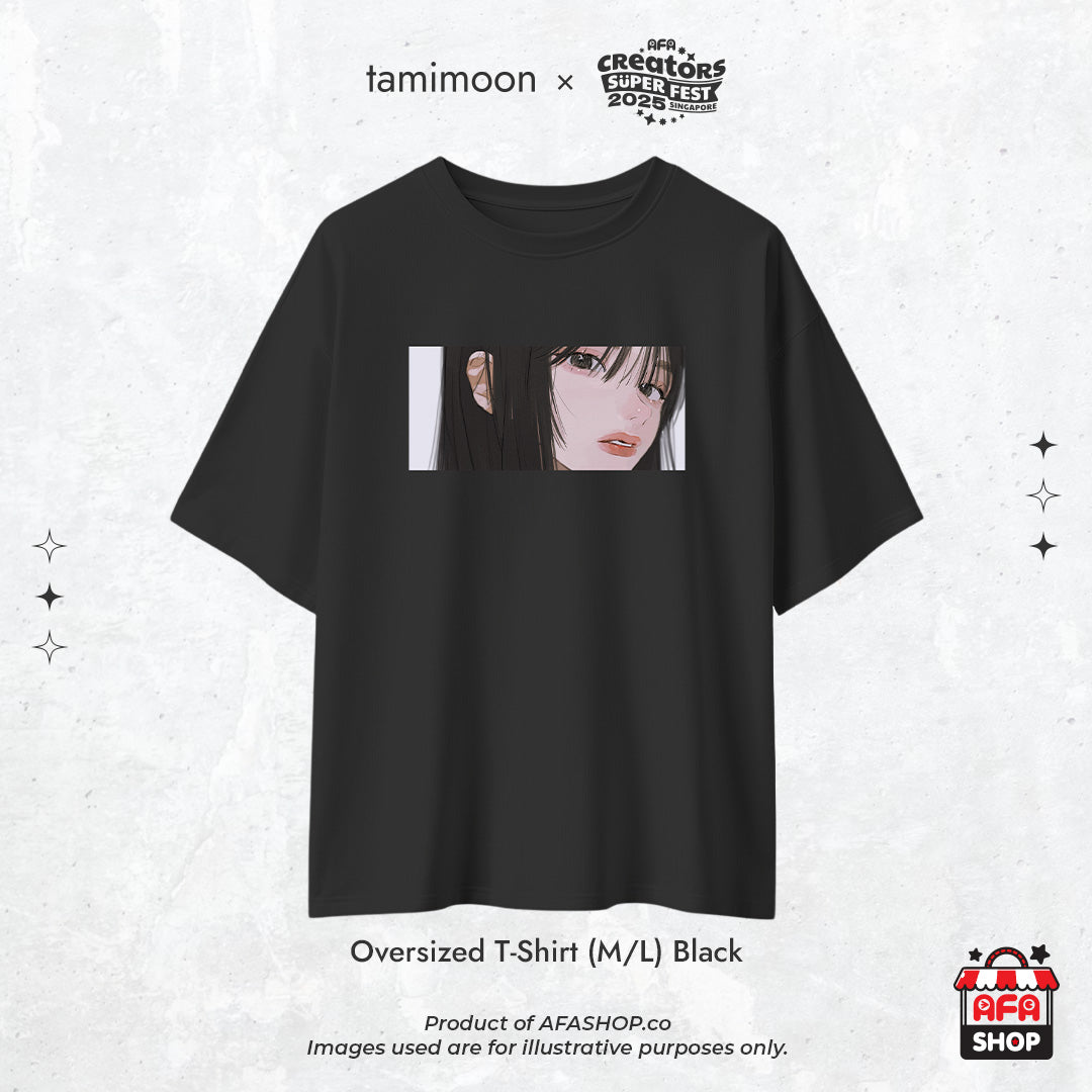 tamimoon - Oversized Fashion Tee (Black)