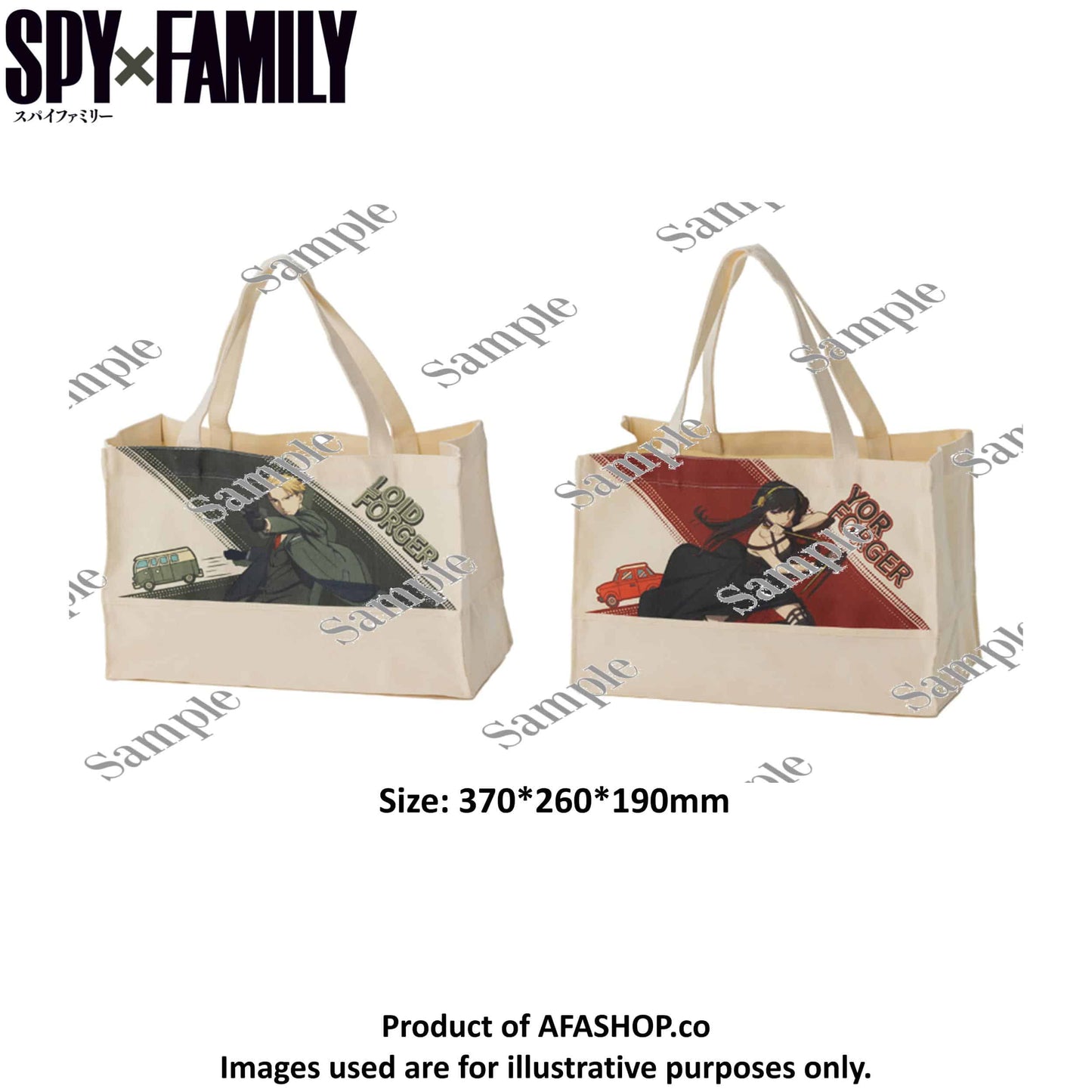 Spy X Family Canvas Totebag