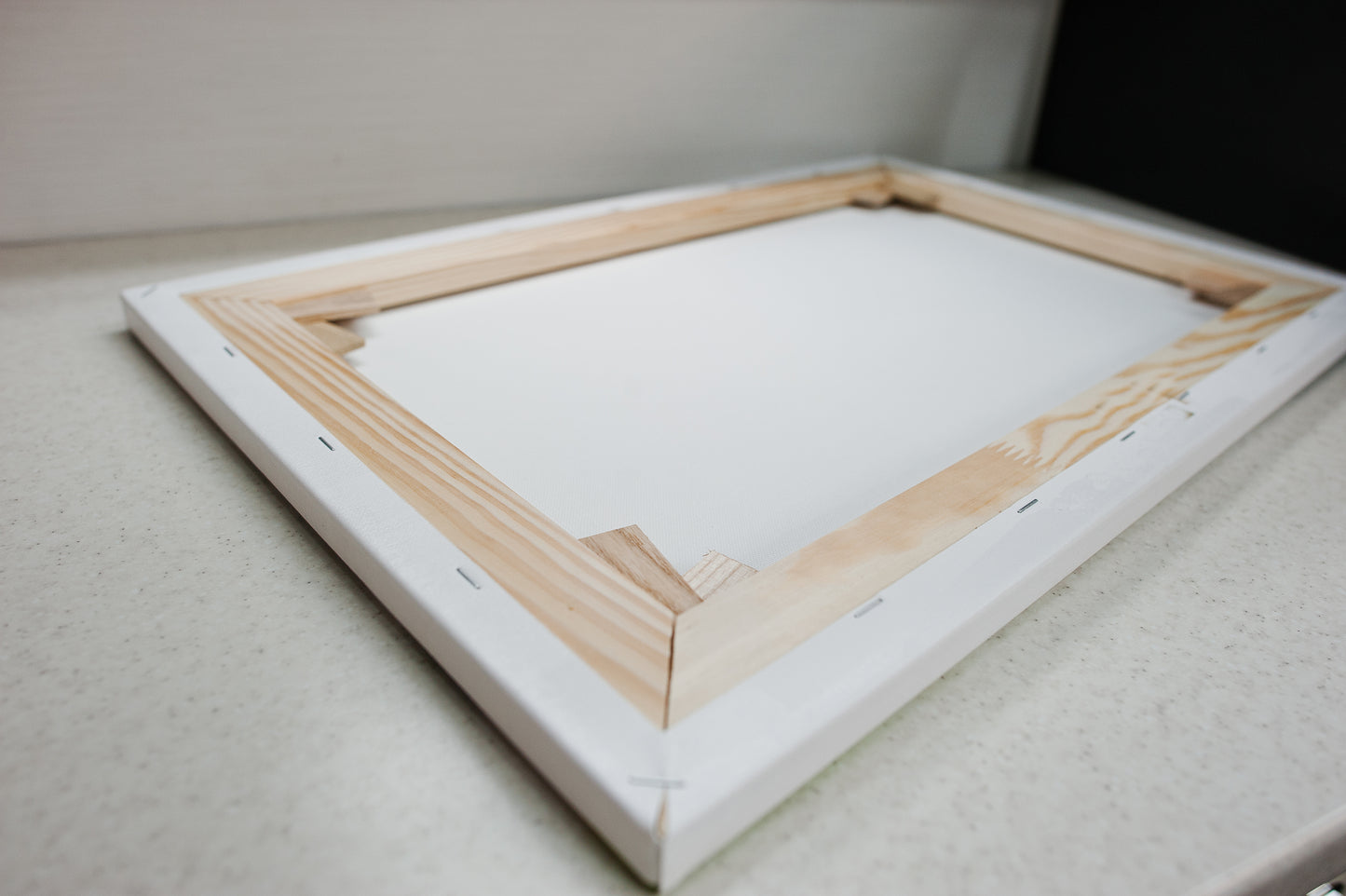 Canvas Pre-Stretched mounted on Wooden Framed