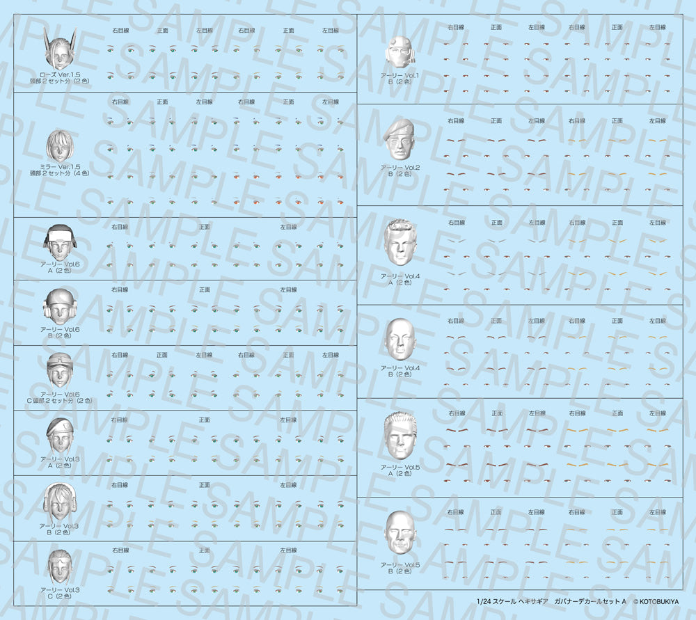 GOVERNOR DECAL SET TYPE-A | HEXA GEAR