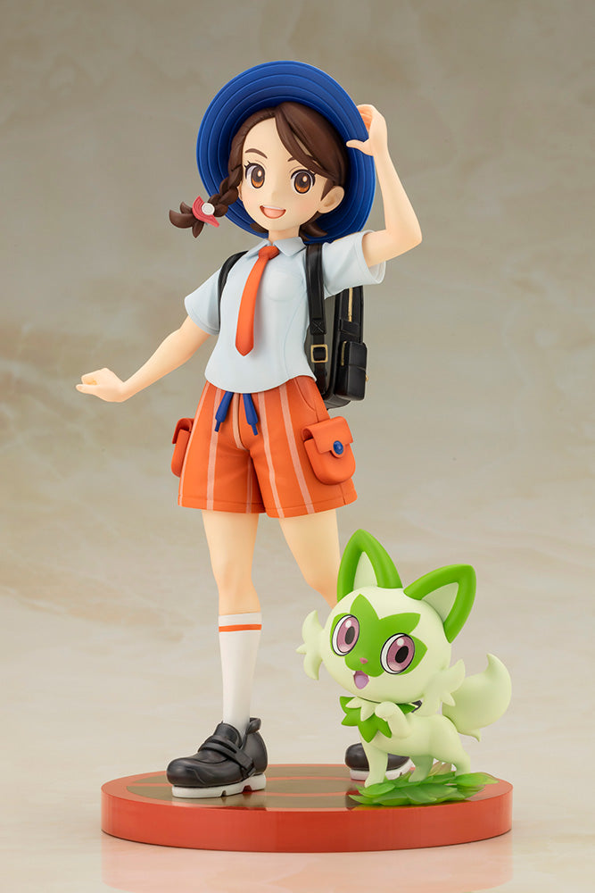 Pokémon Juliana with Sprigatito ARTFX J STATUE