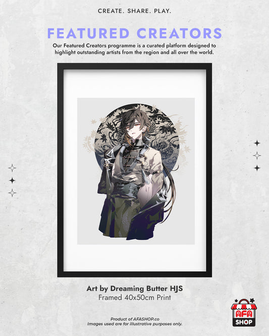 Framed 40x50cm Print (Art by Dreaming Butter HJS)