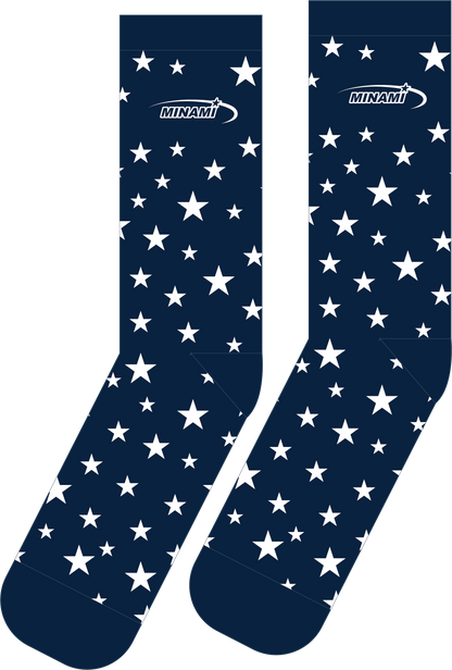 373 Star Syndrome Socks 2 Pairs Set (BLUE & RED)