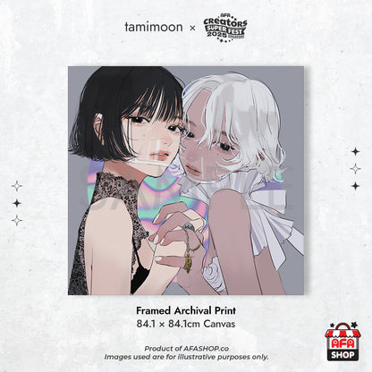 tamimoon - 84.1 x 84.1 cm Framed Archival Print (Selections Available)