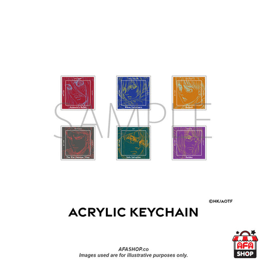 MAPPA ATTACK ON TITAN - Acrylic Keychain Collection (Random)