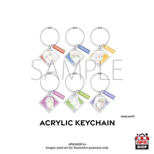 MAPPA ATTACK ON TITAN - Acrylic Keychain 2pcs Set (Random)