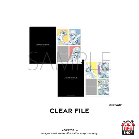 MAPPA ATTACK ON TITAN - Clear File 2pcs Set
