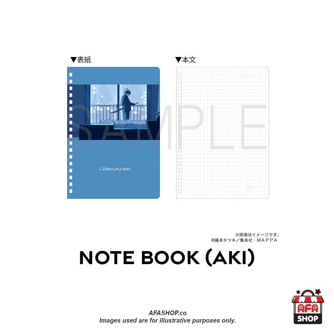 MAPPA CHAINSAWMAN - Ring Type Note Book Aki