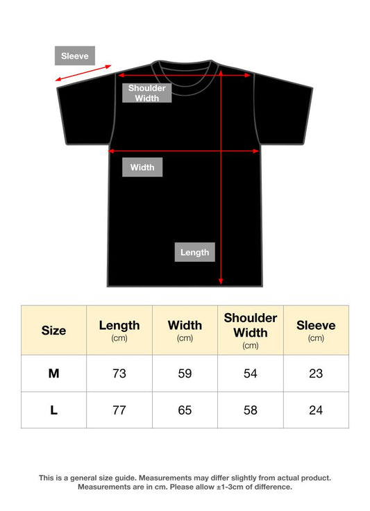 tamimoon - Oversized Fashion Tee (Black)