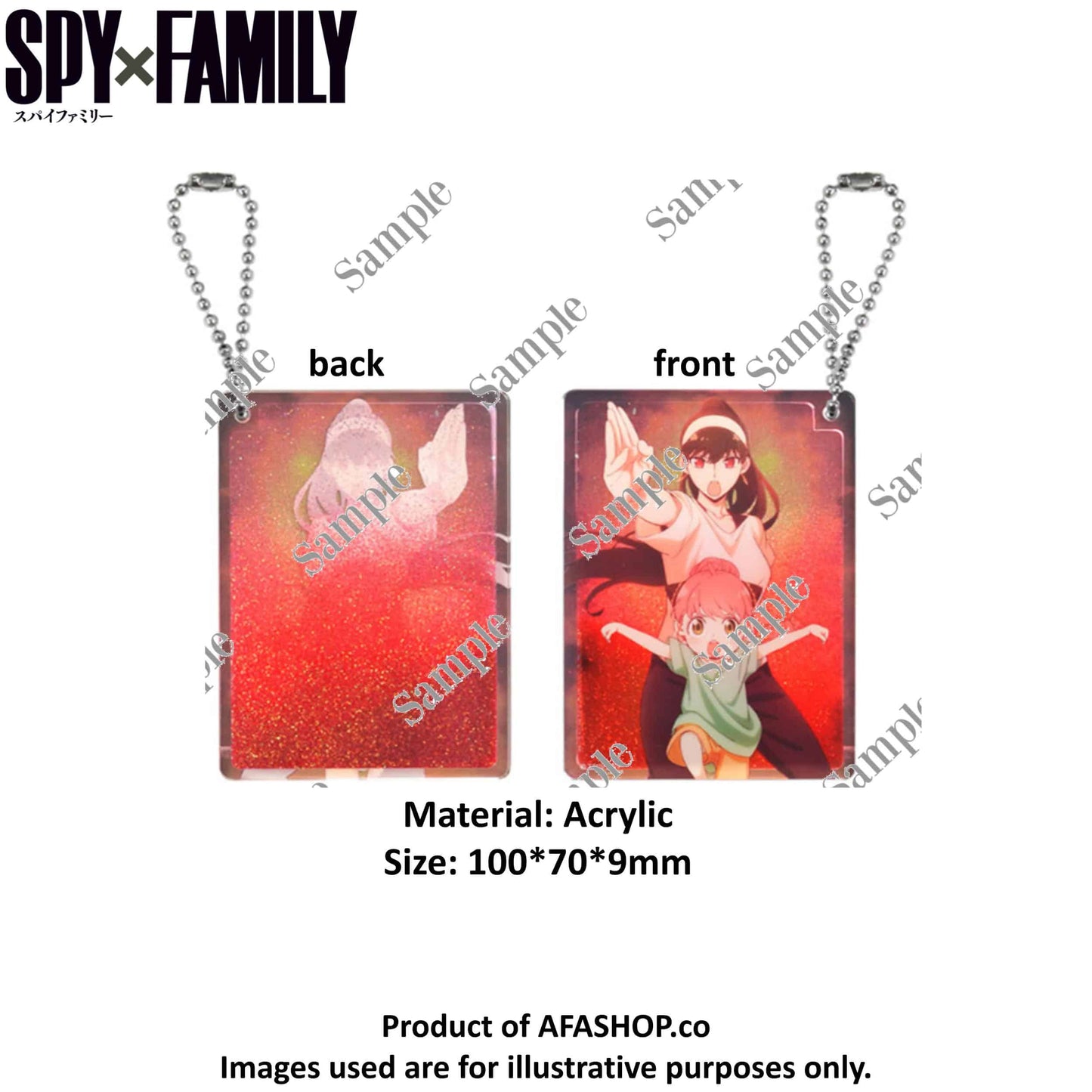 Spy X Family Quicksand Acrylic Keychain